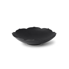 [KwangJuYo] Modern Line Lotus Flower Series Ink Black Concave Dish 20