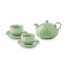 [Kwangjuyo] Modern Line MiGak Series Celadon Tea Pot Set for 2 6pcs