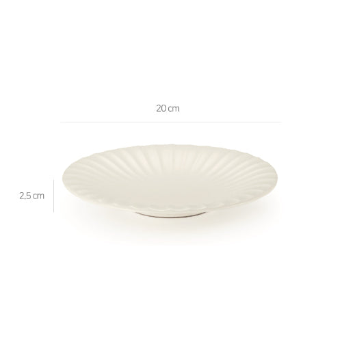 [KwangJuYo] Modern Line MiGak Series Snow White Plate 20