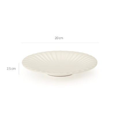 [KwangJuYo] Modern Line MiGak Series Snow White Plate 20