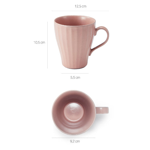 [KwangJuYo] Modern Line MiGak Series Pink Dessert Set for 2 5pcs