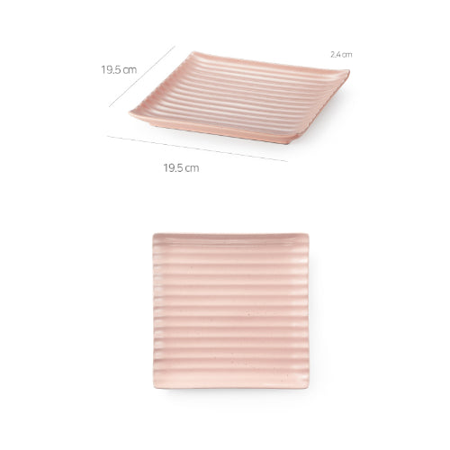 [KwangJuYo] Modern Line MiGak Series Pink Dessert Set for 2 5pcs