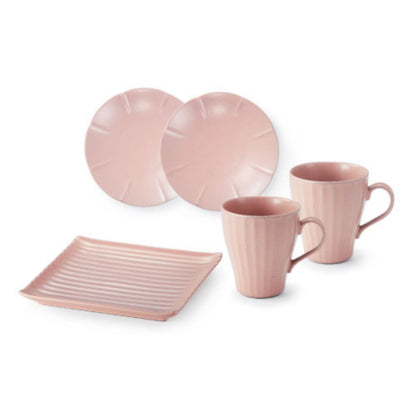 [KwangJuYo] Modern Line MiGak Series Pink Dessert Set for 2 5pcs