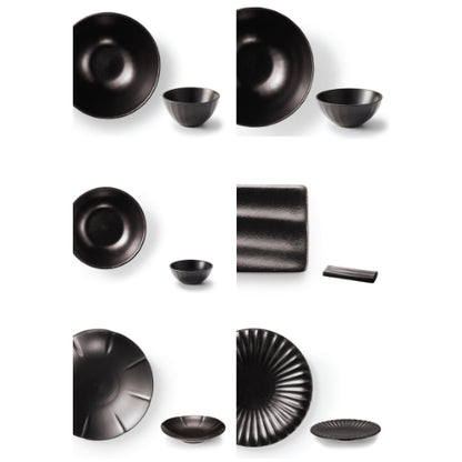 [KwangJuYo] Modern Line MiGak Series Black Set for 2 11pcs