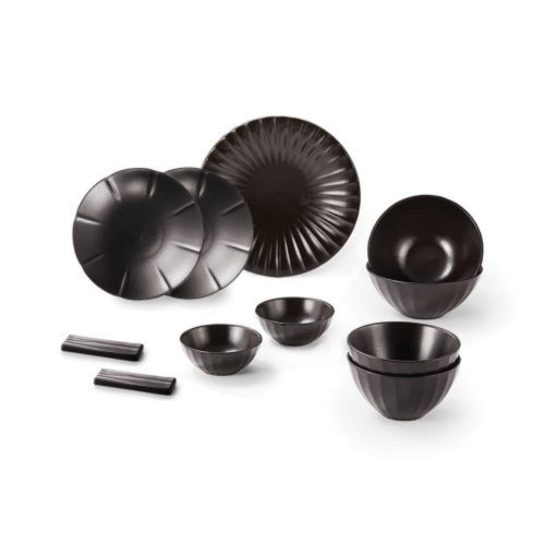 [KwangJuYo] Modern Line MiGak Series Black Set for 2 11pcs