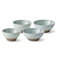 [KwangJuYo] Classic Line Danji Series Olive Rice and Soup Bowl Set for 2 4pcs