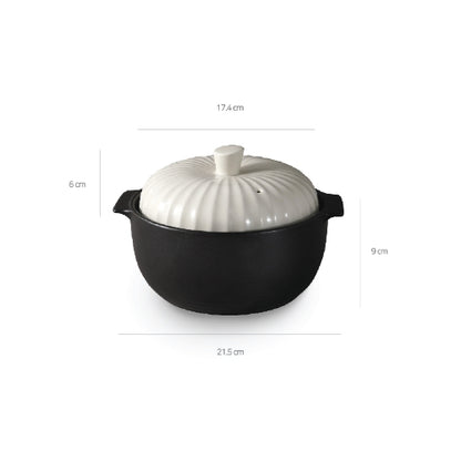 [KwangJuYo] Modern Line MiGak Series Snow White Heat-Proof Pot 18