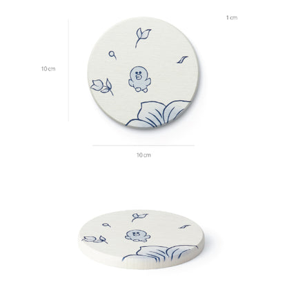 [KwangJuYo]Brown & Friends Series Diatomous Soil Coaster (Sally)