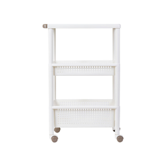 [Moving Rack] Moving Shelf (Rack) 33cm White