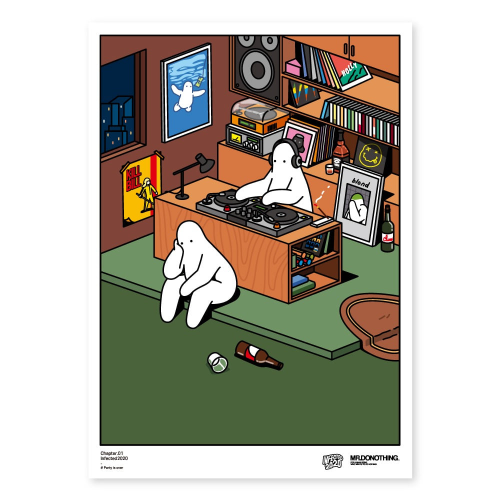 [Mr.donothing] A4 Poster - Party Is Over