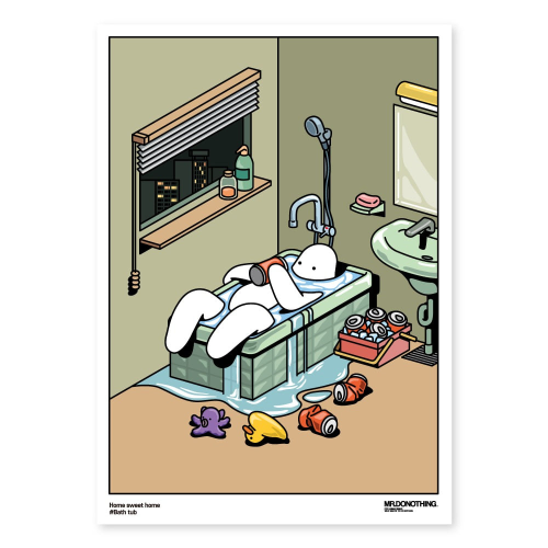 [Mr.donothing] A4 Poster - Bath Tub