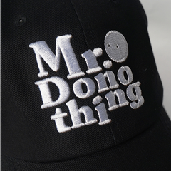 [Mr.donothing] Cap - Black