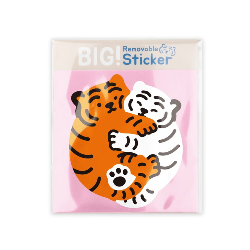 [Muzik Tiger] Double Tiger Big Removable Sticker