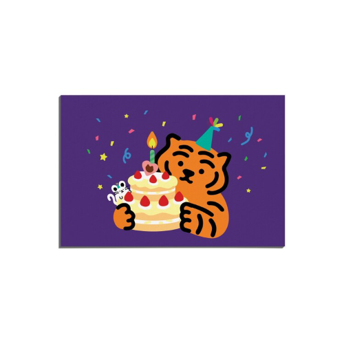 [Muzik Tiger] Party Tiger & Mouse Post Card