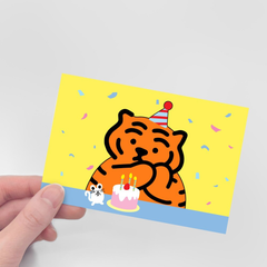 [Muzik Tiger] HBD Tiger Post Card