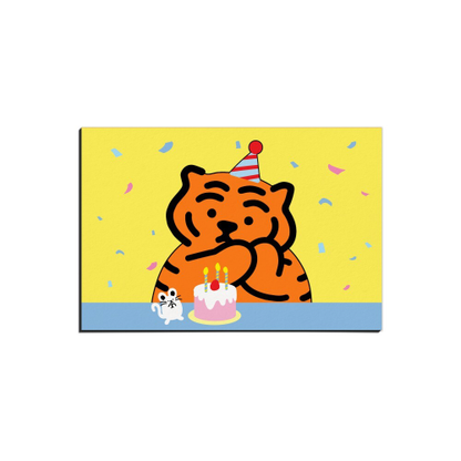 [Muzik Tiger] HBD Tiger Post Card