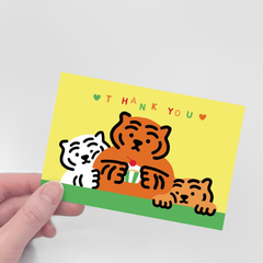 [Muzik Tiger] Thank you Tiger Post Card