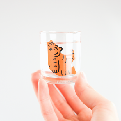 [Muzik Tiger] Tiger Soju Glass Red