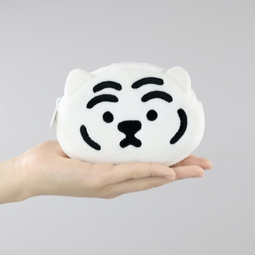 [Muzik Tiger] White Tiger Keyring Pouch
