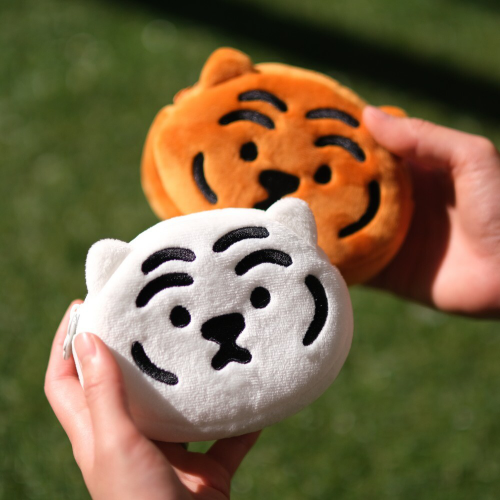 [Muzik Tiger] White Tiger Keyring Pouch