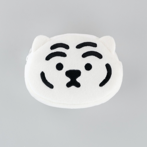 [Muzik Tiger] White Tiger Keyring Pouch