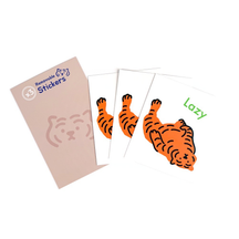 [Muzik Tiger] Lazy Tiger Removable Stickers