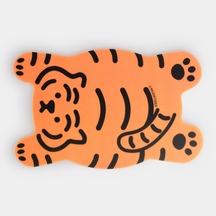 [Muzik Tiger] Flat Tiger PVC Mouse Pad (Red)