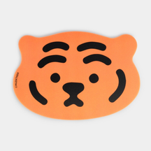 [Muzik Tiger] Tiger Face Mouse Pad (Red)