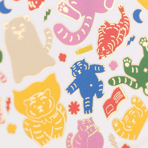 [Muzik Tiger] Tiger Heart Gold Foil Card