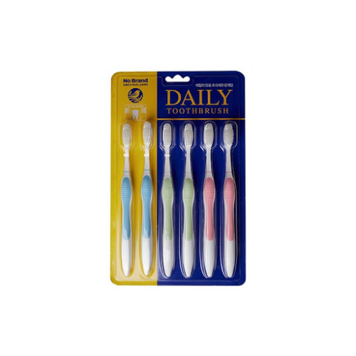 [No Brand] Daily Toothbrush 6pcs