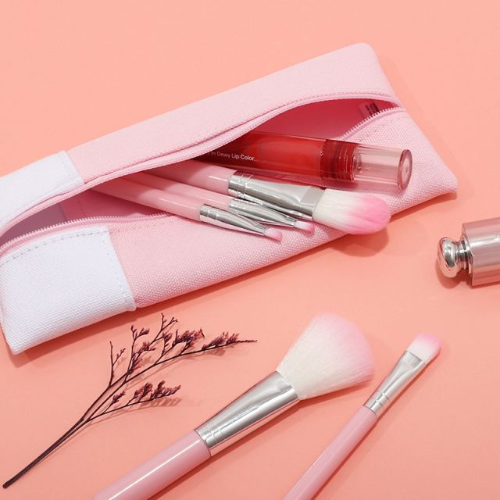 [Pantone] Flat Pencil Pouch (Pink)