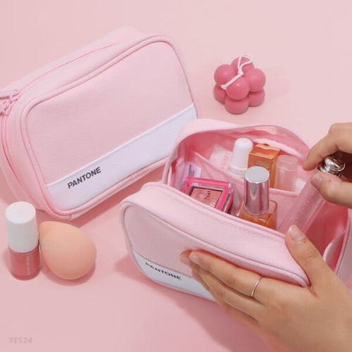 [Pantone] Makeup Pouch (Pink)