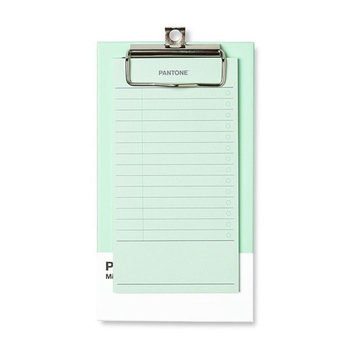 [Pantone] Mini Clipboard Notepad (Mint)