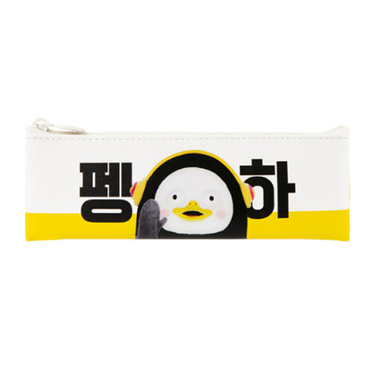 [Pengsu] Mini Flat Pencil Case (Say Hello)