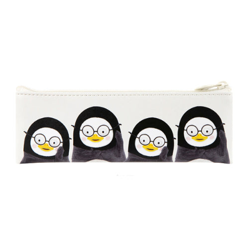 [Pengsu] Mini Flat Pencil Case (White)