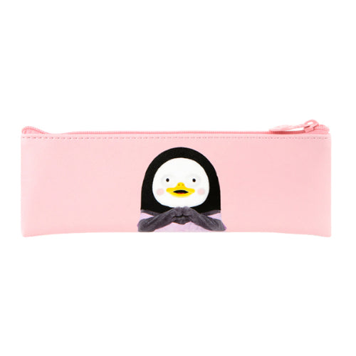 [Pengsu] Mini Flat Pencil Case (Pink)