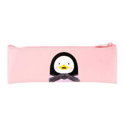 [Pengsu] Mini Flat Pencil Case (Pink)