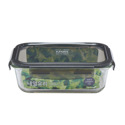 [Room by Home] Heat Resistant Glass Container (Rectangular) 1.52L - 6EA/CTN