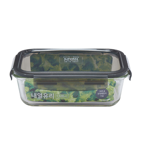 [Room by Home] Heat Resistant Glass Container (Rectangular) 1.52L - 6EA/CTN