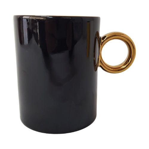 [Room by Home] Gold Ring Mug (Black)