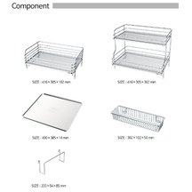 [Room by Home] Premium Dish Drying Rack (2 Level) - 2EA/CTN