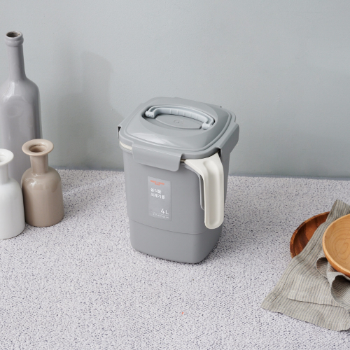 [Room by Home] Food Scrap Bin 4L, Grey