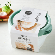 [Room by Home] One Touch Container Circular 350ml x 3pack - 12EA/CTN