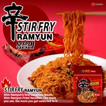 [Nongshim] Shin Ramyun Stir Fry (Multi) 131g x 5pack - 8EA/CTN