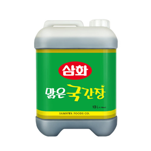 [Samhwa F&C] Soy Sauce for Soup 13L - 5EA/CTN