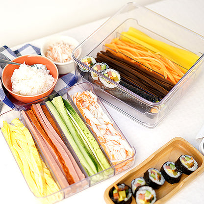 [Skylock] Jumbo Container Stackable Square 3800ml #02 Gray 235 x 235 x 100mm