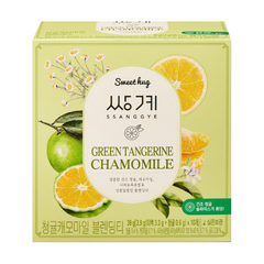 [Sweet Hug] Green Tangerine Chamomile Tea 3.9g x 10 pack - 10EA/CTN