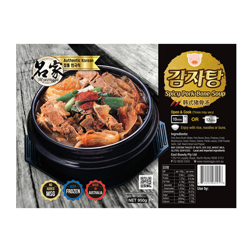 [Myeongga] Spicy Pork Bone Soup 900g - 14EA/CTN