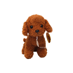 [Toy Poodle] Sitting Brown 25cm
