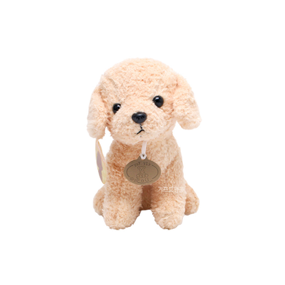 [Toy Poodle] Sitting Beige 25cm